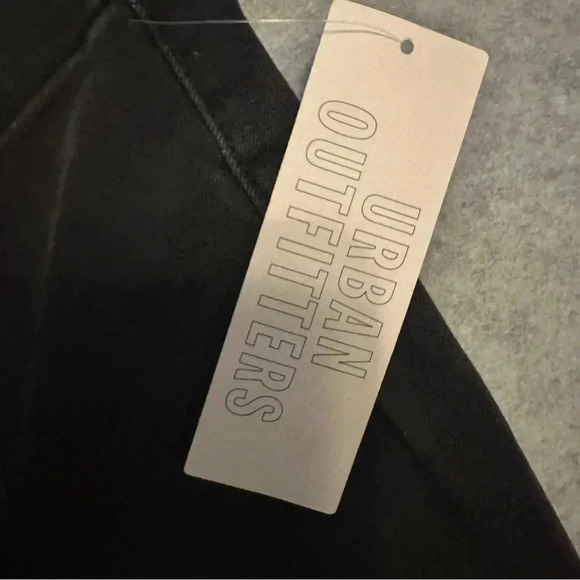NWT Urban Outfitters BDG black high rise skinny jeans denim side zip size 28 - Picture 7 of 12